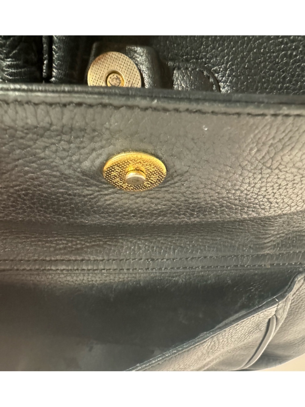 #291 MCM Black Leather Studded Backpack - Picture 14 of 16